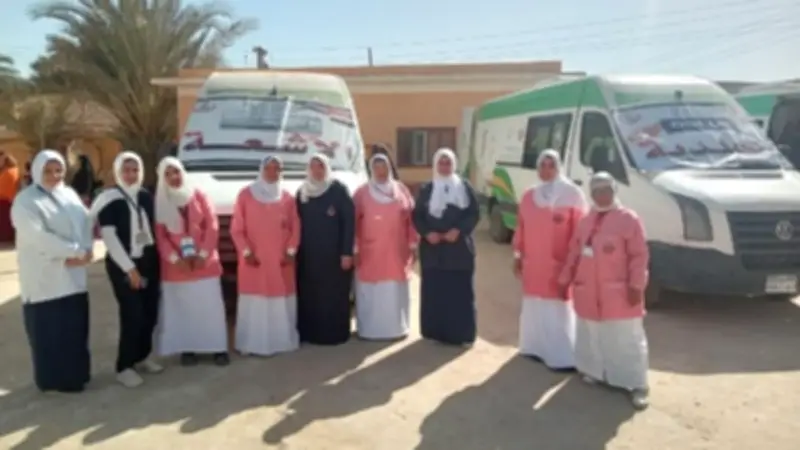 قافلة طبية ببني سويف تفحص 1132 حالة وتقدم 3481 خدمة مجانية ضمن مبادرة حياة كريمة