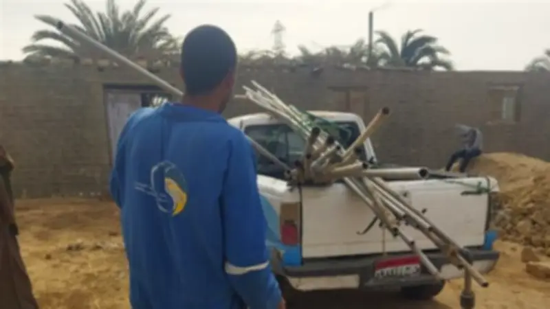 مياه الفيوم: حملة مكبرة تزيل 299 تعديًا متنوعًا على شبكات الشركة