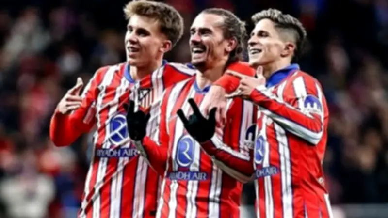 أتلتيكو مدريد يهزم برشلونة 4-0 في الشوط الأول بنصف نهائي كأس ملك إسبانيا