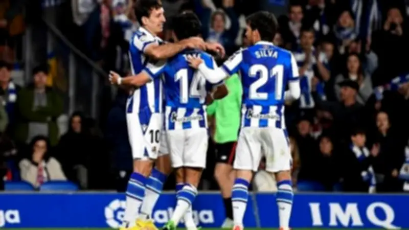 ريال سوسيداد يهزم أتلتيك بيلباو خارج ملعبه في ذهاب نصف نهائي كأس ملك إسبانيا