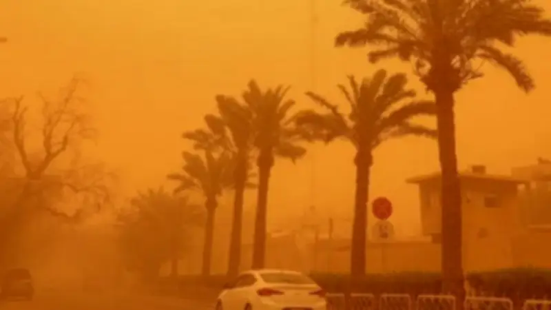 تحذير عاجل من هيئة الأرصاد: عاصفة رملية ورياح قوية تضرب البلاد اليوم الجمعة