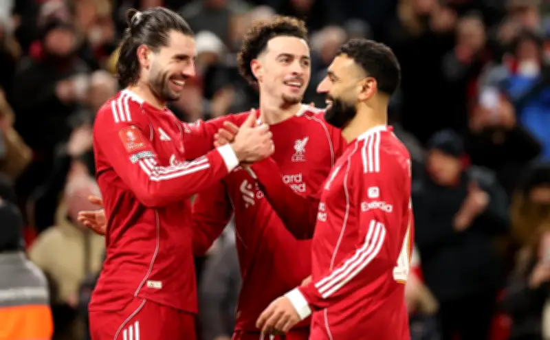 صلاح يصنع التاريخ مع ليفربول بتسجيله ثلاثية نظيفة في كأس الاتحاد الإنجليزي