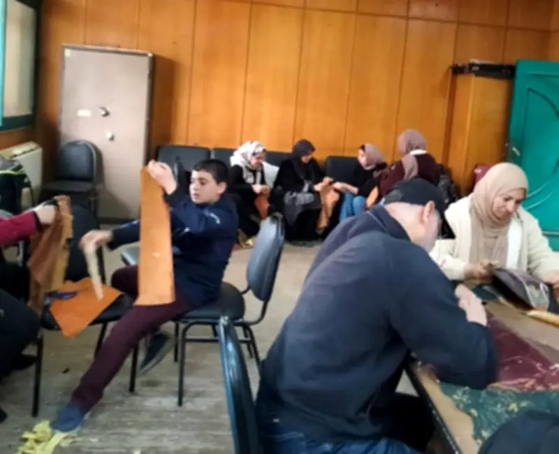 انطلاق مشروع مقترحات حرفية بقصر ثقافة الزقازيق بتدريبات على حرفة الجلد