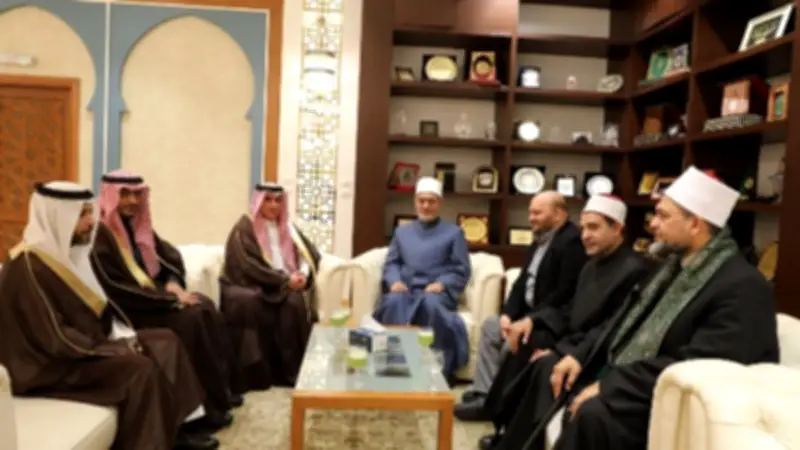 مفتي الجمهورية يستقبل مندوب السعودية لدى الجامعة العربية لتهنئة رمضان