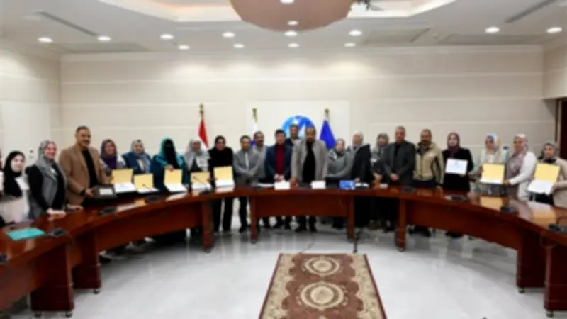 شركة مياه دمياط تكرم قيادات وعاملين متميزين في احتفالية تحت رعاية رئيس مجلس الإدارة