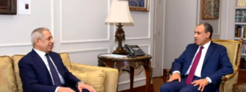 وزير الخارجية يبحث مع رئيس الأكاديمية العربية للعلوم والتكنولوجيا توسيع مجالات الشراكة