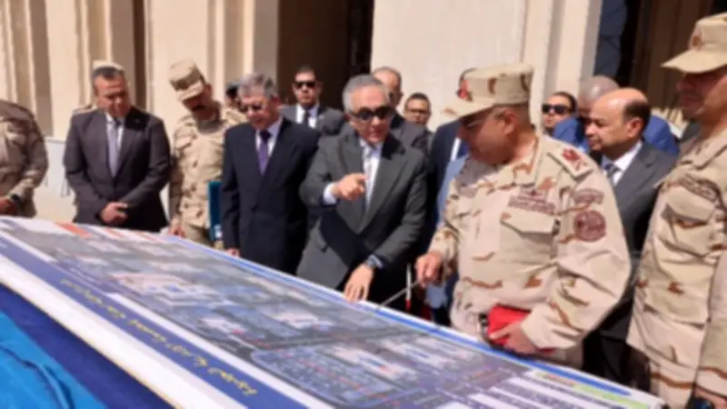 وزير العدل يتفقد مشروع مدينة العدالة بالعاصمة الجديدة ويشيد بمعدلات الإنجاز المتقدمة