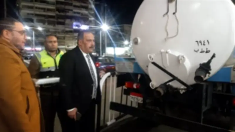 جولة مفاجئة لرئيس مياه القناة في بورسعيد لمتابعة جاهزية فرق الطوارئ للتعامل مع الأمطار