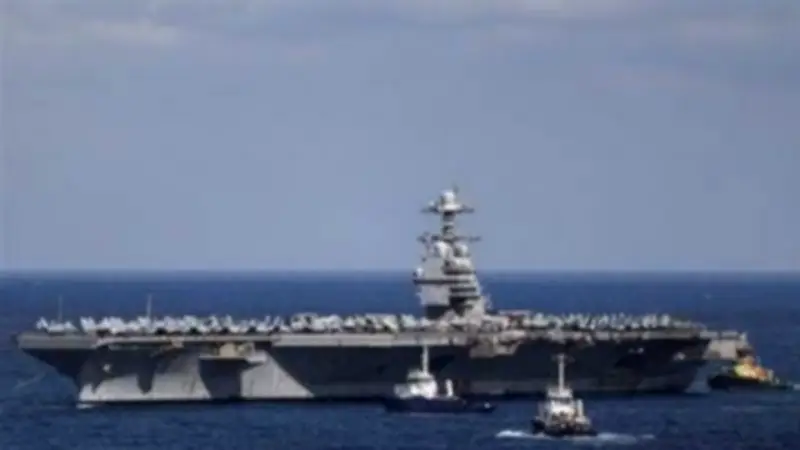 حاملة الطائرات الأمريكية جيرالد فورد تقترب من ميناء حيفا في ظل تصاعد التوترات الإقليمية