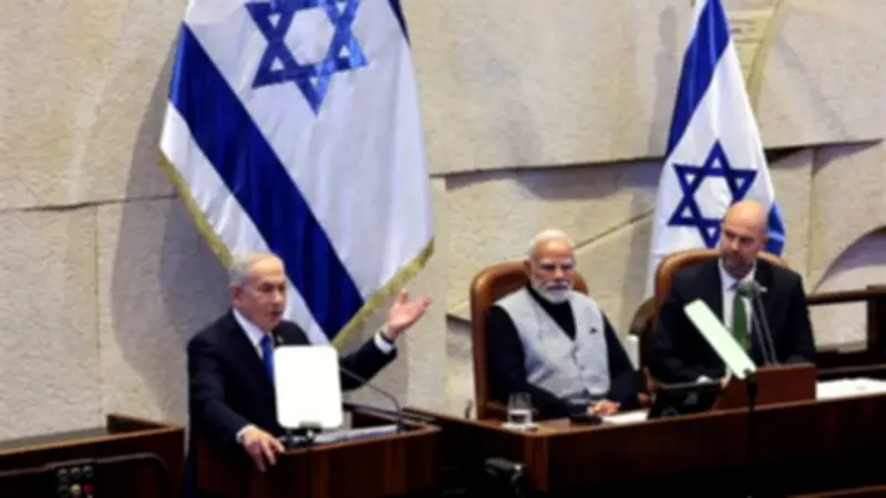 نتنياهو ومودي يؤكدان في الكنيست: تحالف إسرائيل والهند أقوى من أي وقت مضى