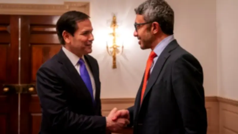 نائب الرئيس الأمريكي جيه دي فانس يستقبل وزير خارجية الإمارات في واشنطن لتعزيز التحالف الاستراتيجي