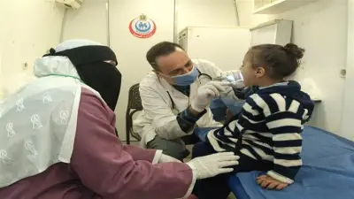 فحص 1524 مريضًا في قافلة طبية مجانية بقرية الجزائر بالمنيا ضمن مبادرة 