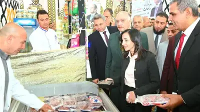 محافظ البحيرة تفتتح معرض أهلا رمضان بأبو حمص بخصومات تصل إلى 30٪