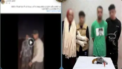 ضبط شخصين بالقليوبية لإطلاقهما أعيرة نارية بعد تداول فيديو على مواقع التواصل