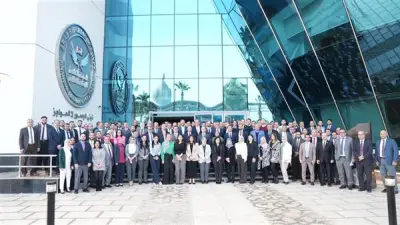 محمد فريد يودع أسرة الرقابة المالية قبل توليه قيادة وزارة الاستثمار