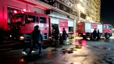 قوات الحماية المدنية تنجح في إخماد حريق مطعم شهير بطنطا دون إصابات