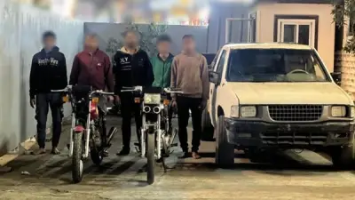 ضبط تشكيل عصابي متخصص في سرقة الدراجات النارية باستخدام سيارة نقل في الغربية