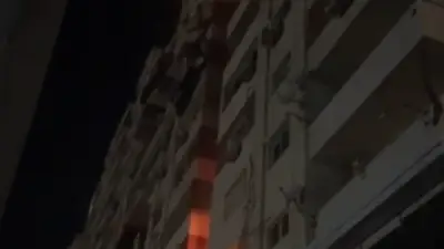 الحماية المدنية تخمد حريقاً هائلاً بمطعم أسماك شهير في طنطا بسبب ماس كهربائي