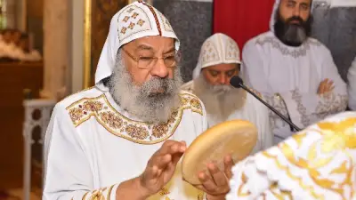 الأنبا رافائيل يرأس القداس الإلهي بدير المحرق العامر وسط حضور أسقفي ورهباني مميز