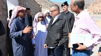 محافظ جنوب سيناء يلتقي أهالي طوبيا بطابا ويصدر قرارات فورية لدعم الخدمات