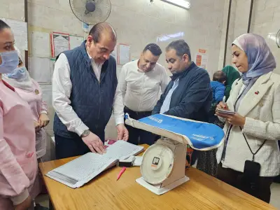 نائب وزير الصحة يكافح الفرق المتميزة في الصعيد ويؤكد: جودة الخدمة هي المعيار