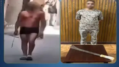 القبض على عاطل في الإسكندرية بعد خلع ملابسه وتعديه على جيرانه بسلاح أبيض