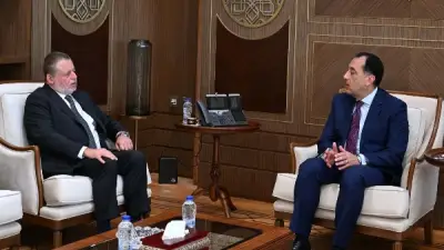 مدبولي يلتقي محافظ البنك المركزي لبحث ملفات اقتصادية حيوية قبل رمضان