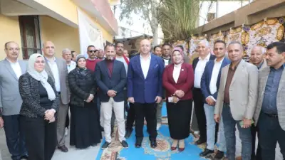 محافظ بني سويف يفتتح معرض سلع ومنتجات لدعم الأسر المنتجة وتخفيف الأعباء في رمضان