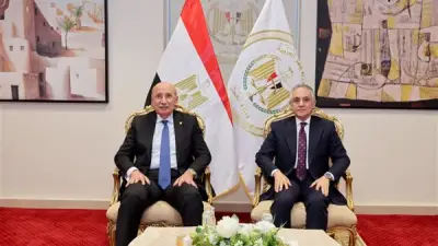 وزير العدل يستقبل رئيس مجلس القضاء الأعلى لتقديم التهنئة بتوليه مهام منصبه