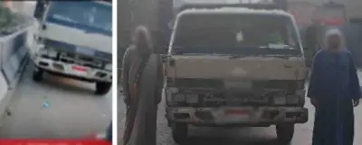 ضبط عاملين للنظافة يلقون القمامة من أعلى الطريق الدائري أمام منازل بالجيزة