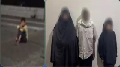 ضبط والدين في الإسماعيلية بتهمة إجبار طفلهما على التسول واستغلال الأحداث