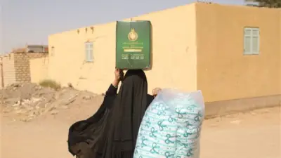 محافظ الوادي الجديد تشهد توزيع مساعدات رمضانية وتعلن إدراج قرى في مبادرة حياة كريمة