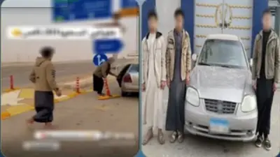 ضبط ثلاثة متهمين بسرقة علامة مرورية في مطروح ونشر الفيديو على مواقع التواصل