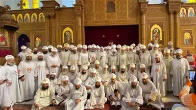 الأنبا بيشوي يترأس اجتماع كهنة أسوان لمناقشة الخدمة الرعوية والترتيبات المستقبلية