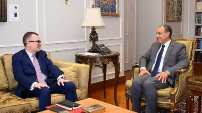 وزير الخارجية يبحث مع وزير التخطيط تعزيز الشراكات مع مؤسسات التمويل الدولية