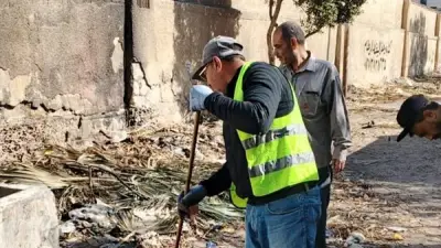 حملة نظافة مكبرة بمقابر الشهداء في الإسماعيلية لتحسين المراسم وتسهيل الزيارات