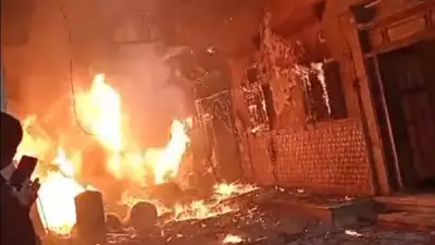 الحماية المدنية بالدقهلية تنجح في إخماد حريق هائل بمخزن أدوات كهربائية في المنصورة