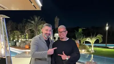 عمرو دياب يشاهد مسلسل 'كلهم بيحبوا مودي' مع ياسر جلال في سحور رمضاني