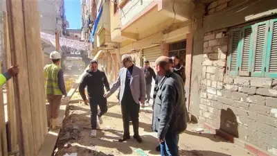 مشروع صرف صحي جديد بشارع مدرسة نسيم أبو اليزيد ينهي معاناة أهالي المراغي القديمة بالإسكندرية