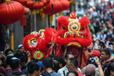 احتفالات ضخمة في لندن بمناسبة السنة الصينية الجديدة تجذب الآلاف
