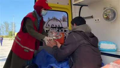 الهلال الأحمر المصري يطلق قافلة «زاد العزة» حاملة أطنان المساعدات لغزة