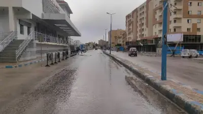 أمطار متوسطة تضرب محافظة مطروح مع ارتفاع الأمواج في البحر المتوسط