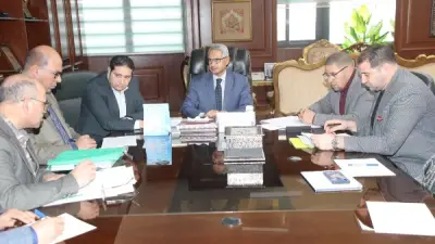 محافظ بني سويف يوجه بتسريع تقنين الأراضي واسترداد أملاك الدولة في اجتماع موسع