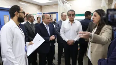 وزير الصحة يتفقد أول نموذج مرجعي لرعاية السكتة الدماغية الشاملة بمستشفى القناطر الخيرية