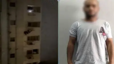 سقوط لص أثناء محاولة تسلق عقار لسرقة شقة في البساتين يثير دهشة المصريين