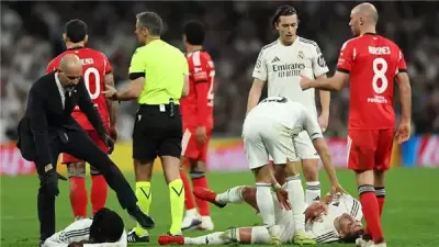 دعامة للرقبة ونقل بالإسعاف.. إصابة راؤول أسينسيو ترعب جماهير ريال مدريد