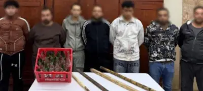 ضبط طرفي مشاجرة بزجاجات فارغة وعصي خشبية في حي شبرا بالقاهرة