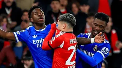 بنفيكا ينفي بشكل قاطع اتهامات العنصرية ضد لاعبيه في حادثة بريستياني أمام ريال مدريد