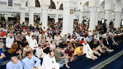 التليفزيون المصري ينقل صلاة الجمعة من مسجد المشير طنطاوي بالتجمع الخامس