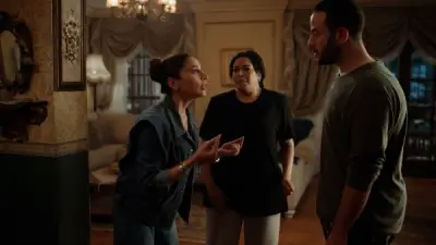 مواجهة حادة بين دينا الشربيني وشقيقها في مسلسل 